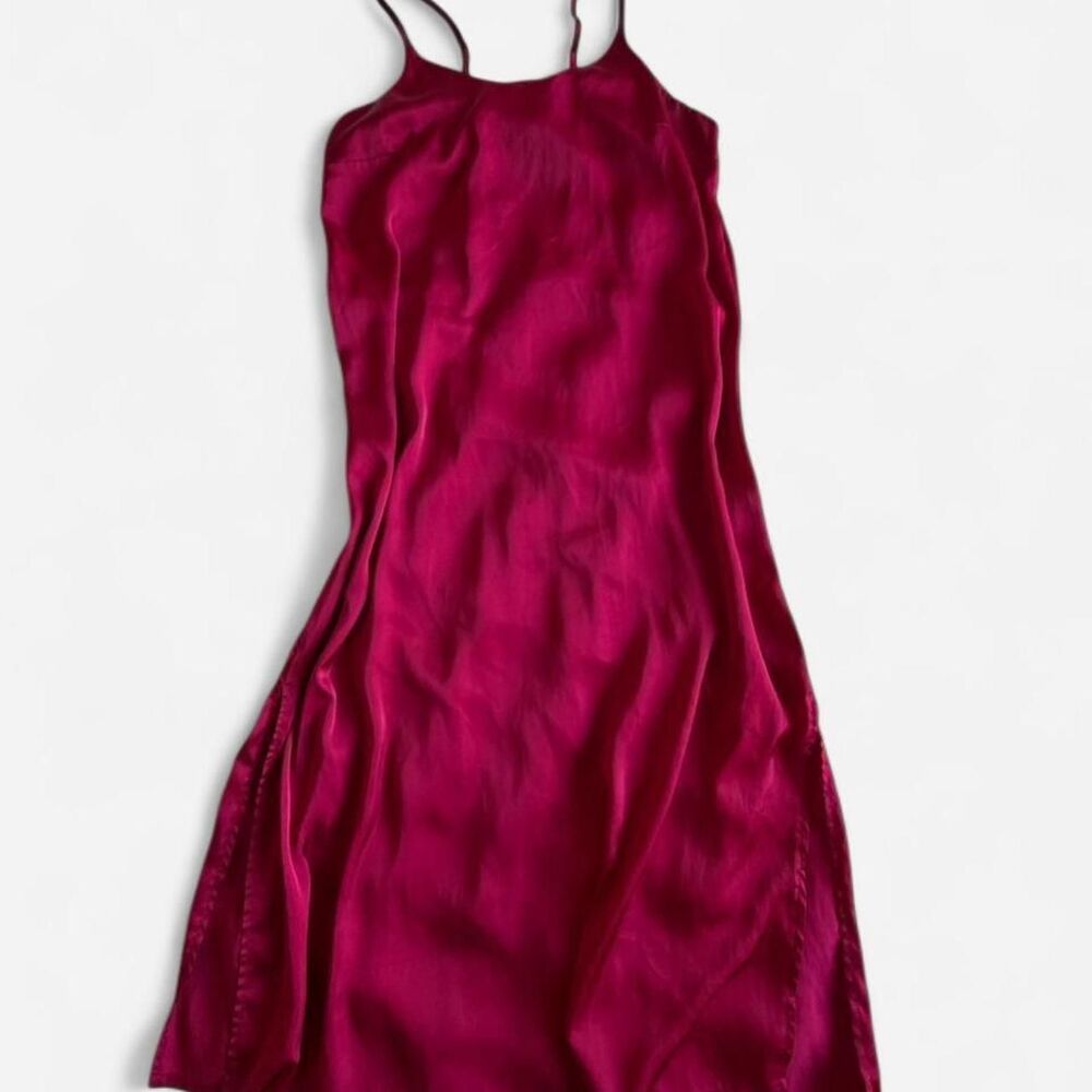 Nicole-miller Women's Pink and Red Dress